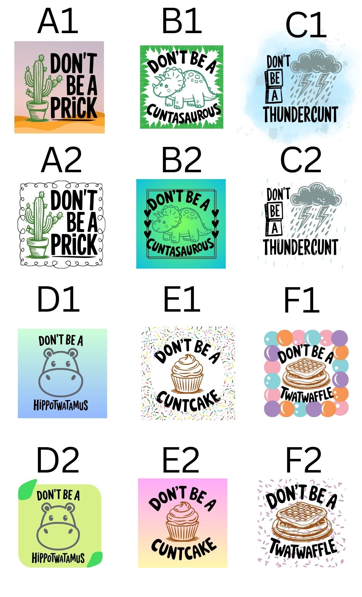 Don't Be A... Sarcastic Photo Magnet